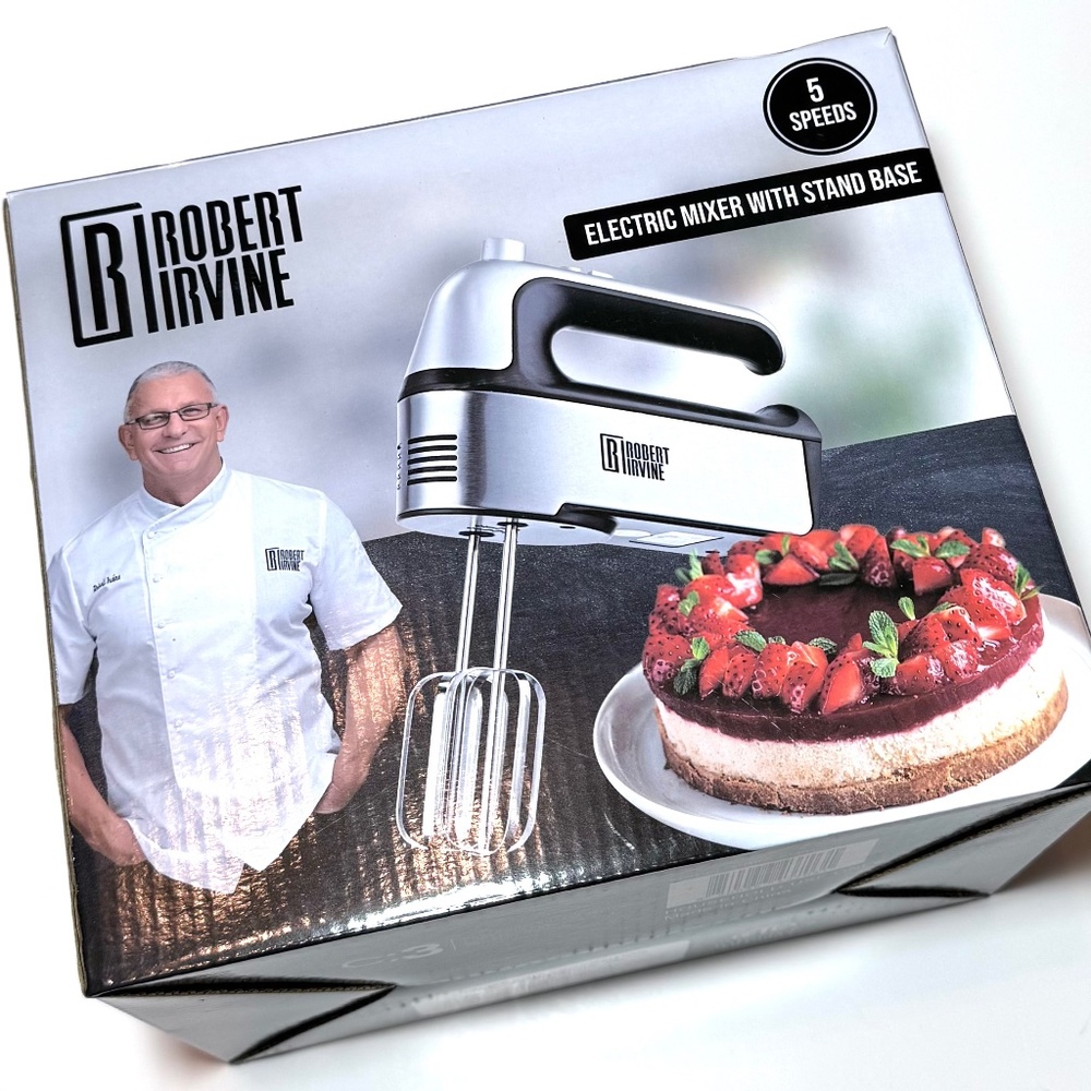 Robert Irvine ELECTRIC MIXER with STAND BASE